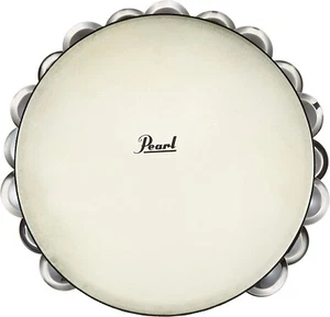 Official PEARL elite tambourine PETM-20 (goat skin) with soft case - Picture 1 of 5