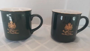 Set Of Gevalia Kaffe Mugs By Appointment To His Majesty The King Of Sweden Green - Picture 1 of 17