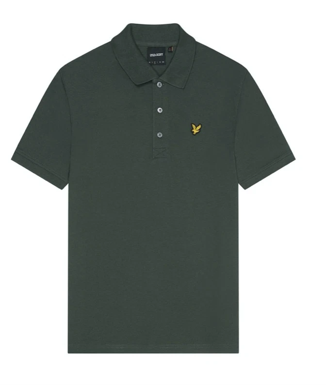 LYLE & SCOTT GOLDEN EAGLE POLO SHIRT/Deep Green - LARGE WAS £55 DHL NEXT DAY - Image 1 of 1