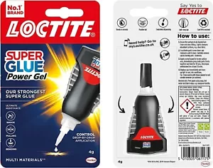 Loctite Super Glue Power Gel Non Drip Formula 1x4g - Picture 1 of 5