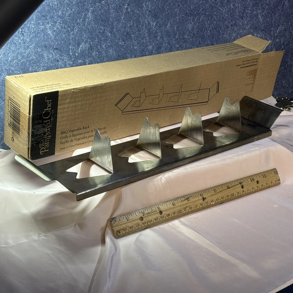 Pampered Chef BBQ Vegetable Rack 2712  Used 1981g - Image 1 of 4