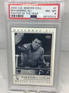 2000 Upper Deck Master Collection #7 Muhammad Ali PSA 8 (14 in all grades) - Picture 1 of 2