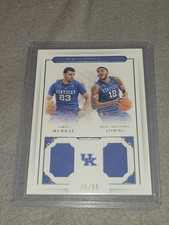 2016 National Treasures Collegiate Jamal Murray Karl Anthony Towns 79/99 Rookie