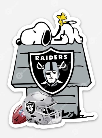 Las Vegas Raiders MAGNET - Football Raiders Nation former Oakland NFL likeness Cover