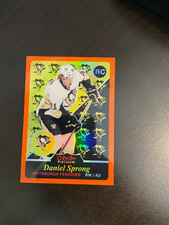 2015-16 O-Pee-Chee Platinum Daniel Sprong Rookie Orange Rainbow /49 RARE