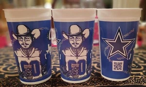 NUEVO Lote de 3 TAZAS Post Malone Raising Bases Cup Dallas Cowboys Edición Limitada - Imagen 1 de 4