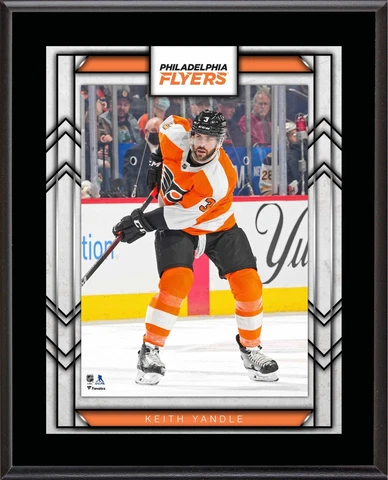 Keith Yandle Philadelphia Flyers 10.5" x 13" Sublimated Player Plaque Cover