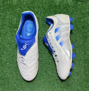 NEW OG BOX 2004 Adidas Beckham Predator Pulse FG TRX Mania 8 White Blue Zidane - Picture 1 of 23