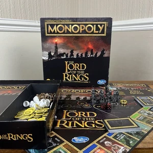 Monopoly Lord Of The Rings LOTR Excellent Condition - 100% Complete Square Box - Picture 1 of 10
