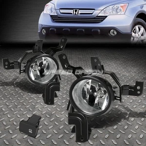 FOR 07-09 HONDA CRV LX/EX/SPORT RE CLEAR LENS OE DRIVING FOG LIGHT LAMP+SWITCH - Picture 1 of 5