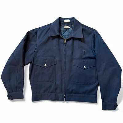 Chaqueta De Colección Años 60 Mr 2 Capas Para Hombre Talla 40S Azul Ropa de Trabajo Garra Cremallera Forrada Casi Como Nueva Foto 1 de 4
