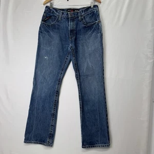 Pantalones de mezclilla Ariat FR 33/32 para hombre M4 corte bota relajado resistente al fuego trabajo gato 2 ver foto - Imagen 1 de 15