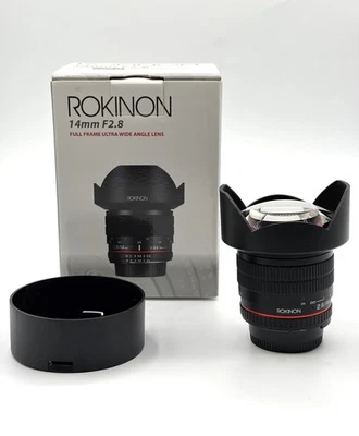 Lente ultra gran angular de fotograma completo Rokinon 14 mm F2,8 UMC - para montaje Nikon F Foto 1 de 4