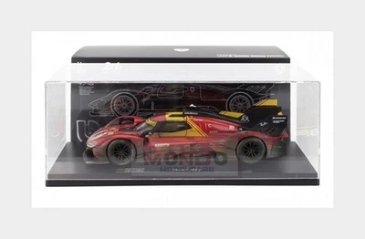 1:18 BURAGO Ferrari 499P #50 Winner Le Mans 2024 Fuoco +Showcase BU16312D-VET - Photo 1/2