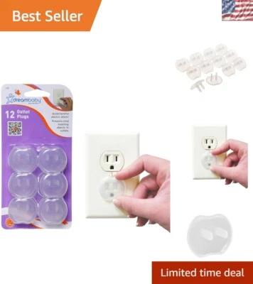 Paquete de 12 cubiertas de enchufe de seguridad para bebés multiusos - Proteja a su hijo hoy Foto 1 de 4