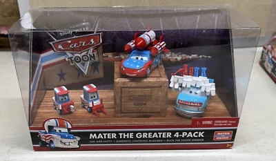 迪士尼皮克斯汽车 Mater the Greater 4 件装 Lug Nutty 牙齿供应商 — 第 1/4 张图片