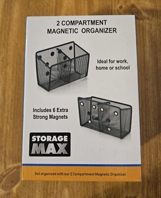 Organizador magnético de 2 compartimentos Foto 1 de 4
