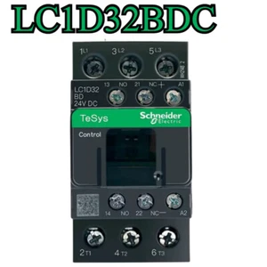 LC1D32BDC 1PCS New With Box Schneider Contactor LC1-D32BDC 32A AC24V LC1D32 BD - Picture 1 of 2