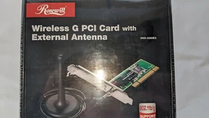 Rosewill RNX-G300EX Wireless G Card, IEEE 802.11b/g, PCI Up to 54Mbps, *NEW* - Picture 1 of 4