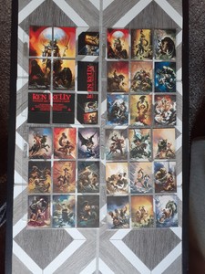 Ken Kelly Fantasy Artist Complete Set 90 + 25 Extra Trading Cards 1992 **MINT**