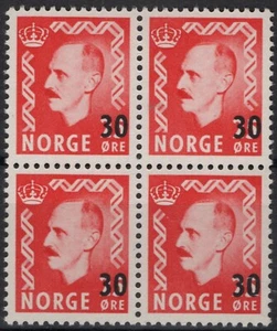 503 Norway 1951, NK 410, King Haakon VII Surcharge MNH, MI 375, SC #321. - Picture 1 of 1