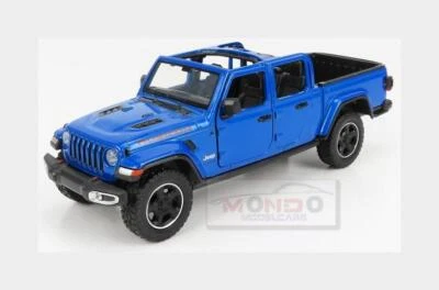 1:27 MOTORMAX Jeep Gladiator Pick-Up Rubicon Hard-Top Open 2020 Blue MTM79370B M - Image 1 of 2