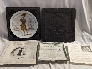 Henri D'Arceau Limoges "Les Femmes Du Siecle 1943" Collector's Plate - COMPLETE - Foto 1 di 17