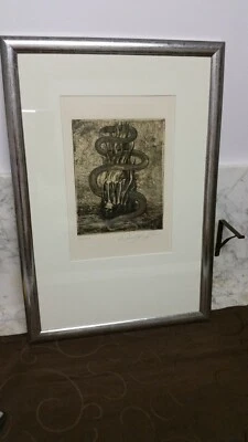 Ernst Fuchs  handsigniert Radierung - Bild 1 von 4
