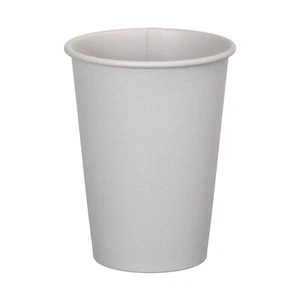 1000 Pack White Disposable Poly Paper Hot Tea Coffee Cup 10 oz. - Picture 1 of 2