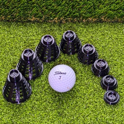 Camisetas de golf - para simuladores de interior y golf al aire libre - negras Foto 1 de 4