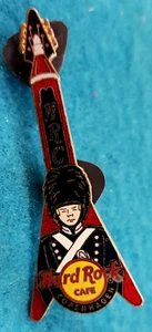 COPENHAGEN DANISH ROYAL PALACE GUARD SOLDIER FLYING V GUITAR Hard Rock Cafe PIN - Picture 1 of 1