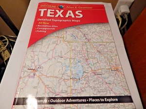 Garmin DeLorme Atlas & Gazetteer Paper Maps- Texas Atlas & Gazetteer - Picture 1 of 5