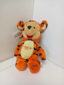 Vintage 1999 Disney Stores 8 Inch Pooh Dressed As Tigger Plush Beanie - Picture 1 of 3