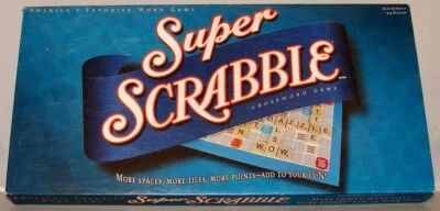 SUPER SCRABBLE 2004 Hasbro Winning Moves Board Game *Complete* - Image 1 of 4