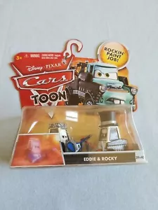 Disney Cars Toon Heavy Metal Mater EDDIE & ROCKY #39 Y 40 Trabajo de pintura GRAN TARJETA - Imagen 1 de 6