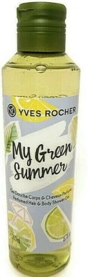 Yves Rocher MY GREEN SUMMER Perfumed Hair & Body Shower Gel Women 6.7 fl oz NOS - Image 1 of 4