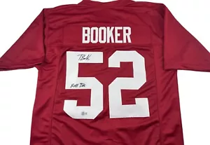 Tyler Booker Signed Autographed Jersey Beckett COA Alabama Crimson Tide - Picture 1 of 1