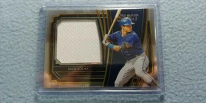 2020 PANINI SELECT NICK SOLAK ROOKIE JERSEY TEXAS RANGERS RC - Picture 1 of 2