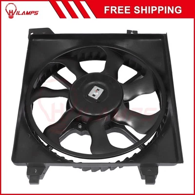 For 2006 2007 2008 2009 2010 2011 Hyundai Accent Radiator Cooling Fan Assembly - Image 1 of 4