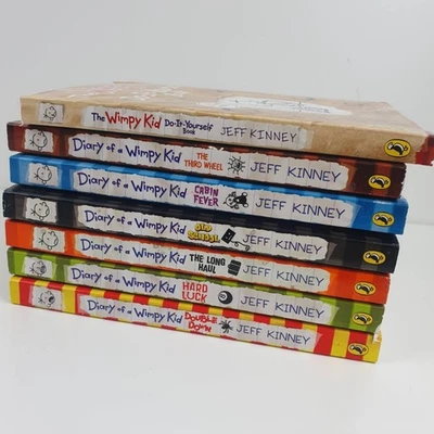 Diary of a Wimpy Kid by Jeff Kinney 7 Books Collection Bundle Paperback VGC - Image 1 of 4