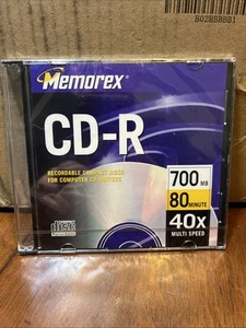 CD-R MEMOREX 40x Multi Speed, 700MB, 80min ( New ) - Photo 1/2