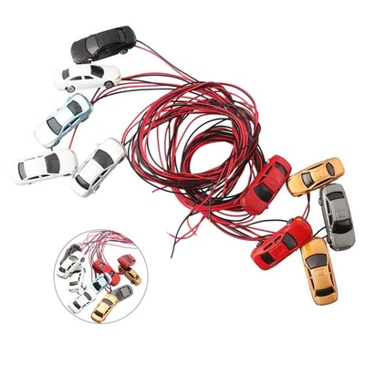 10pcs Model Car Parts & Accessories Scenery With LEDs 12V/20mA Color Random - Image 1 of 4