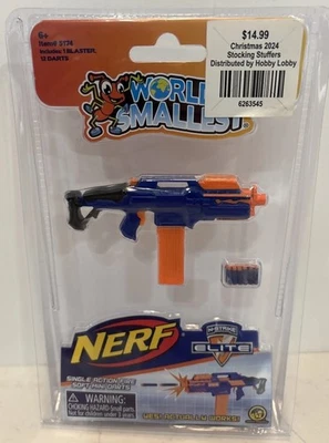 Pistola Nerf Hasbro más pequeña del mundo Foto 1 de 4