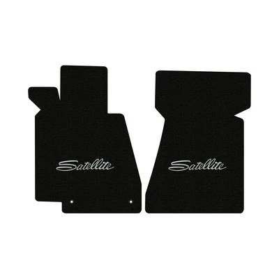 Juego de 2 piezas Lloyd Mats para satélite Plymouth 1965-1967 1965-1967, negro Foto 1 de 4