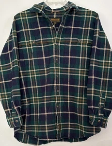 timberland weathergear Plaid Shirt Work Jacket Heavyweight Hiking Mens Size Med - Picture 1 of 6