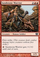 Sandstone Warrior X4 (9th Edition) MTG (NM) *CCGHouse* Magic