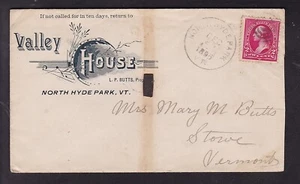 NORTH HYDE PARK, VT., 1895, VALLEY HOUSE - Picture 1 of 2