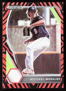 2021 Panini Prizm Draft Picks Michael Morales Tiger Stripes  /99 #PDP83