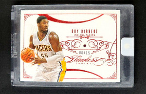 2013 Panini Flawless Red #43 Roy Hibbert /15 Uncirculated *Real Ruby in Card*