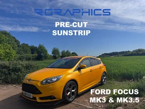 Pre cut sunstrip for Focus MK3 & MK3.5 - no trimming - OVERSIZED - Picture 1 of 5